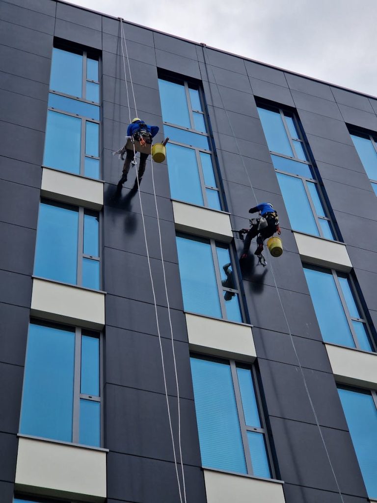 rope access window cleaning in muizenberg, cape town